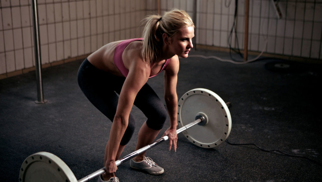 Preparing To Lift Heavy Weight Bar